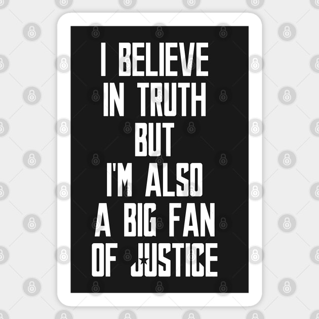 Big Fan of Justice Sticker by FOGdark